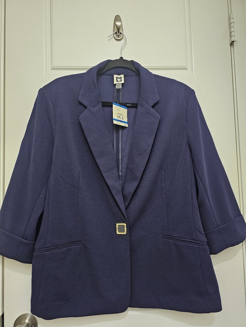 Anne Klein One Button Blazer.